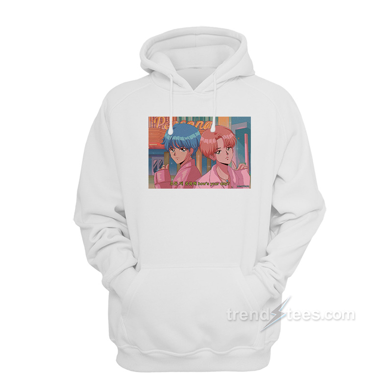 BTS 90's Anime How's Your Day Hoodie