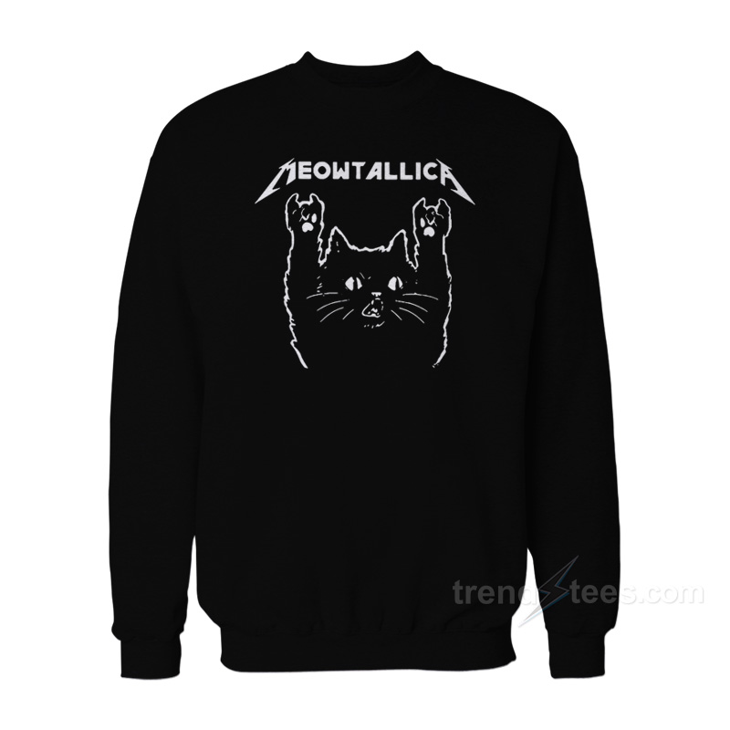 Cat Meowtallica Sweatshirt