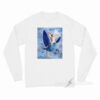 Elon Musk Ridding Twitter Bird Art Long Sleeve Shirt