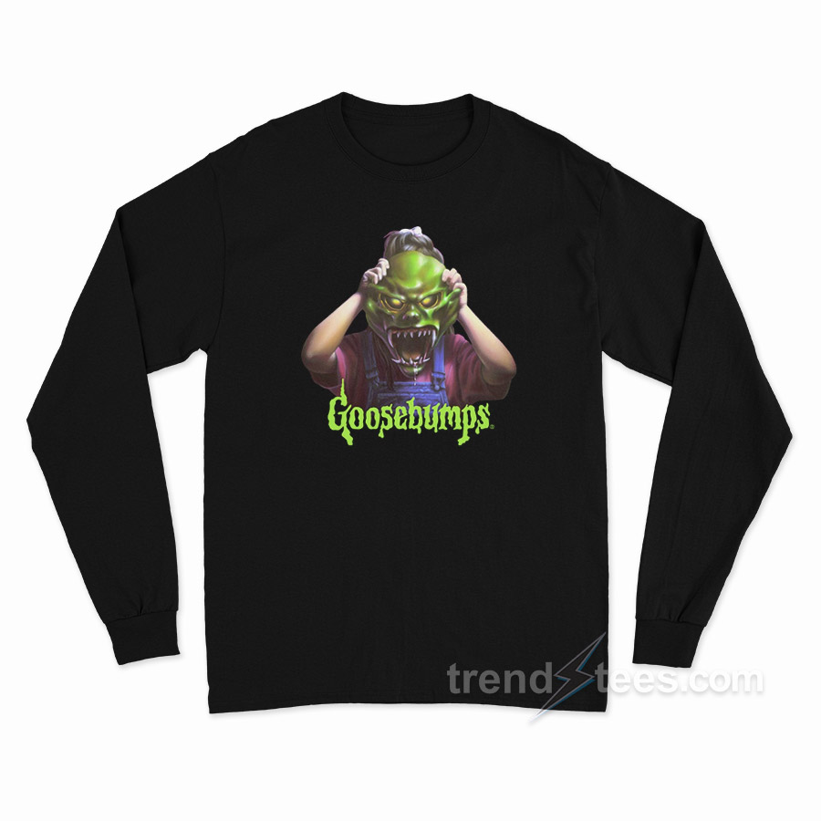 Goosebumps The Haunted Mask Long Sleeve Shirt