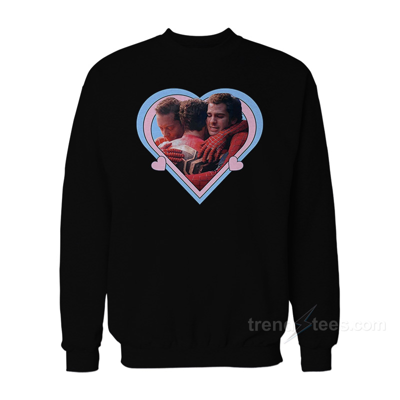 Hugging Spiderman No Way Home Sweatshirt