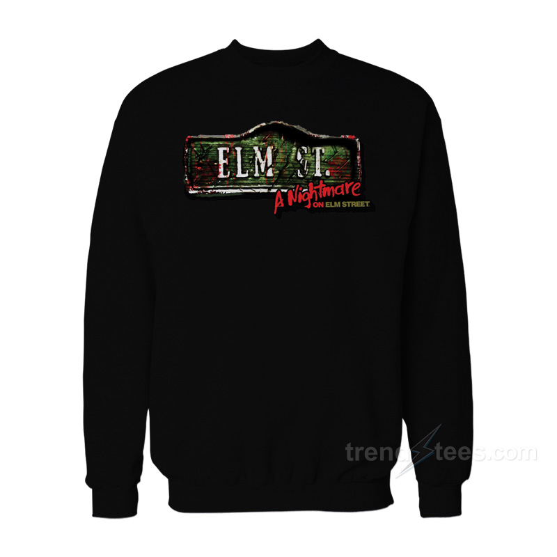 Nightmare on Elm Street Sign Sweatshirt