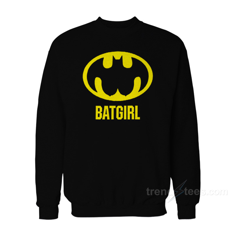 Batgril Batman Boob Logo Sweatshirt