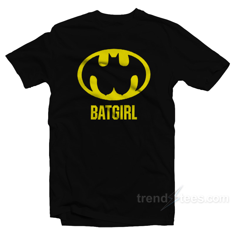 Batgril Batman Boob Logo T-Shirt