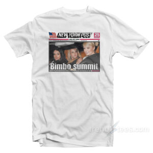 Bimbo Summit Britney Spears Lindsay Lohan Paris Hilton T-Shirt