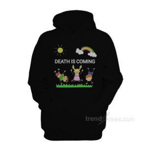 Death Is Coming Playing Children Hoodie