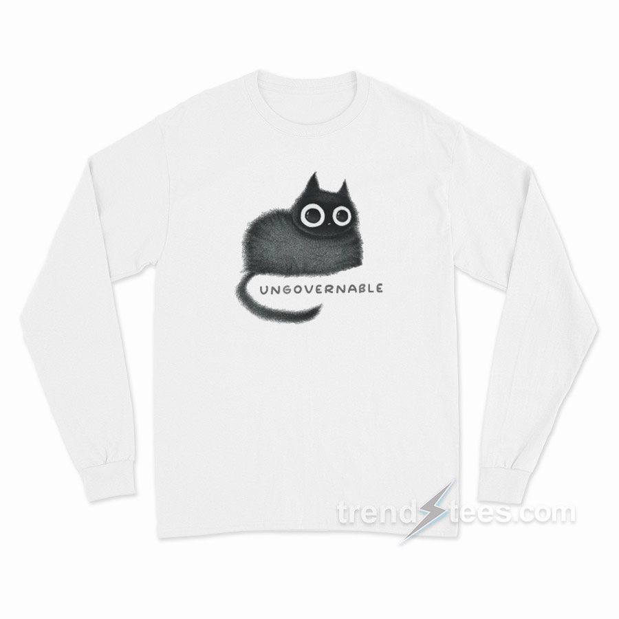 Ungovernable Cat Long Sleeve Shirt