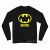 Batgirl Batman Boob Logo Long Sleeve Shirt