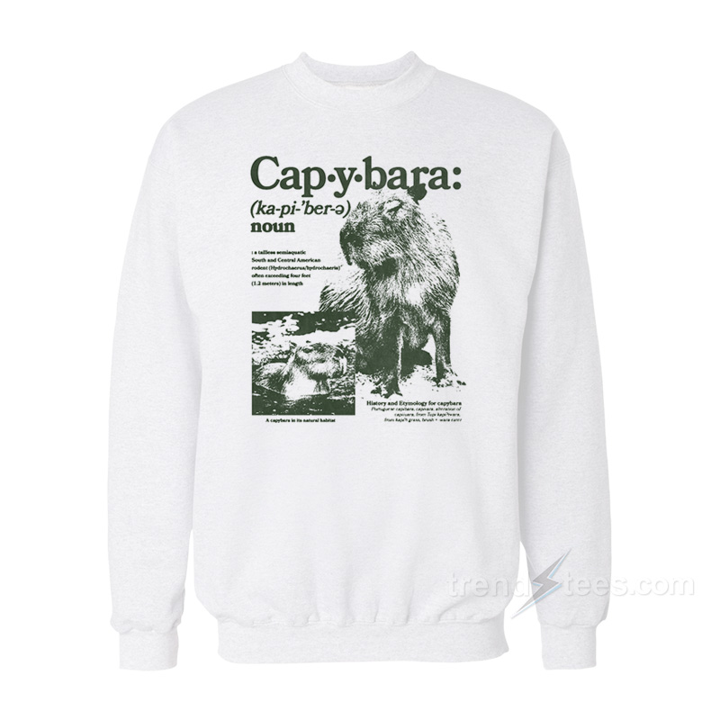 Defined Capybara Sweatshirt