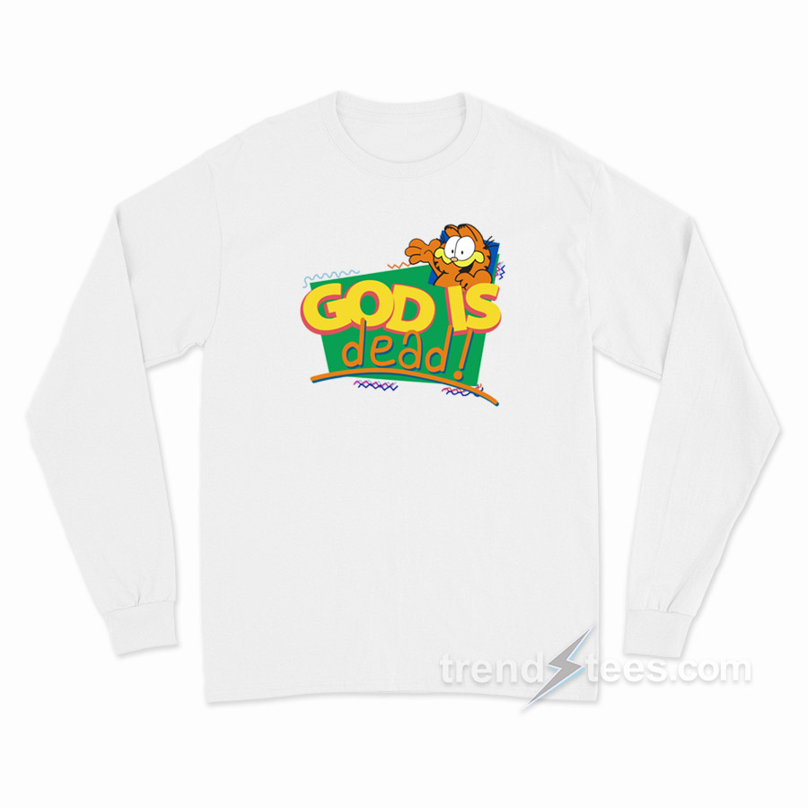 Garfield God Is Dead Long Sleeve Shirt
