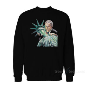 George Bush Statue of Liberty Vintage Sweatshirt