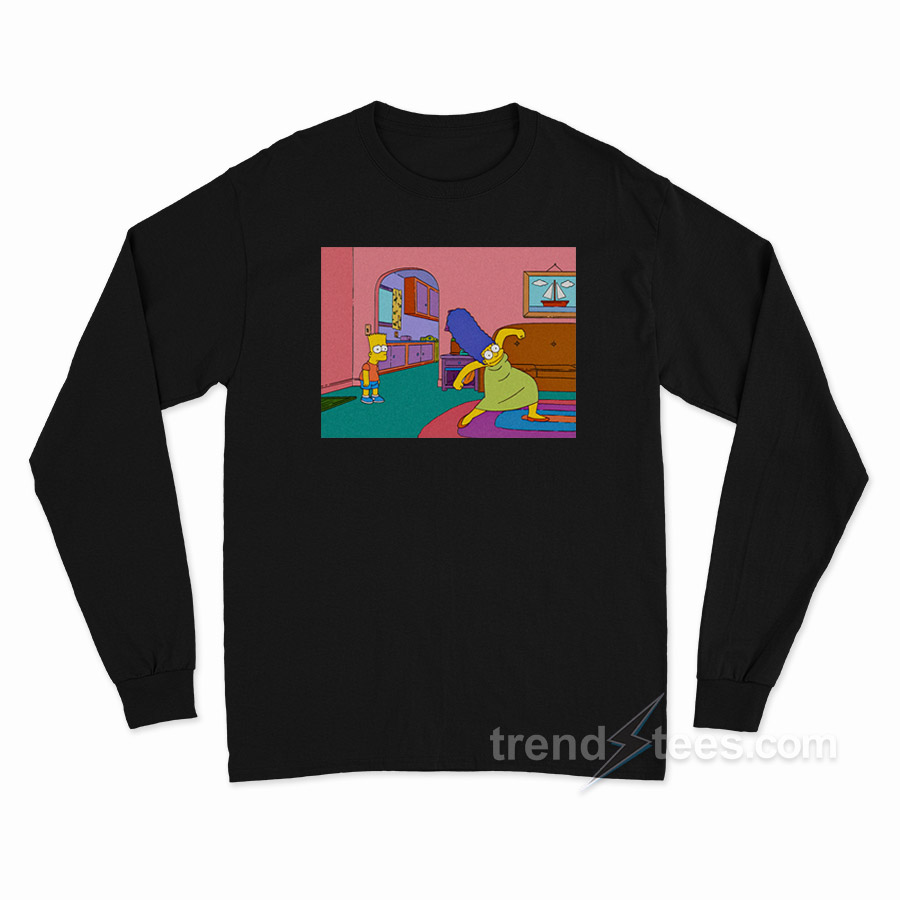 The Simpsons Marge Dancing Scene Long Sleeve Shirt