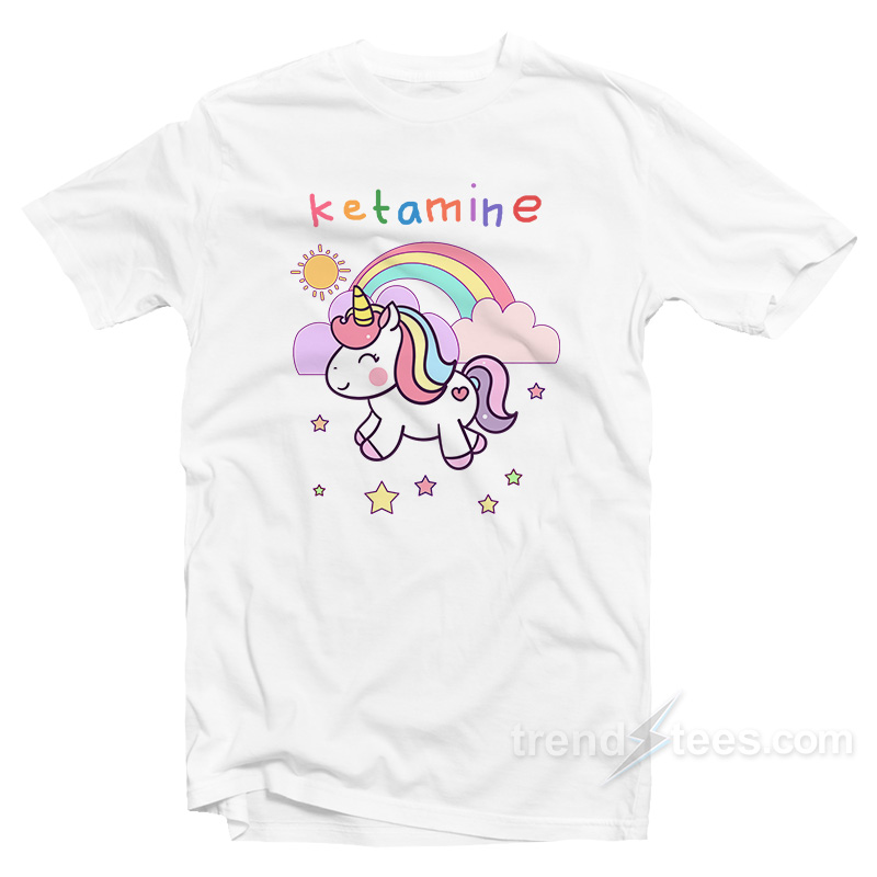 Ketamine Unicorn Horse Funny T-Shirt