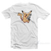 Pikachu With Gun T-Shirt