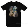 Three Moon Capybaras T-Shirt