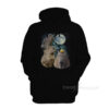 Three Moon Capybaras Hoodie