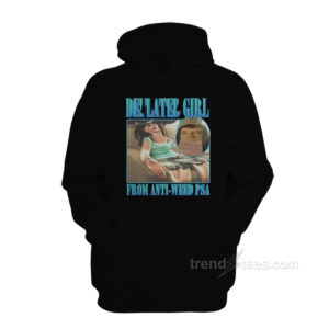 Deflated Girl From Anti Weed PSA Hoodie