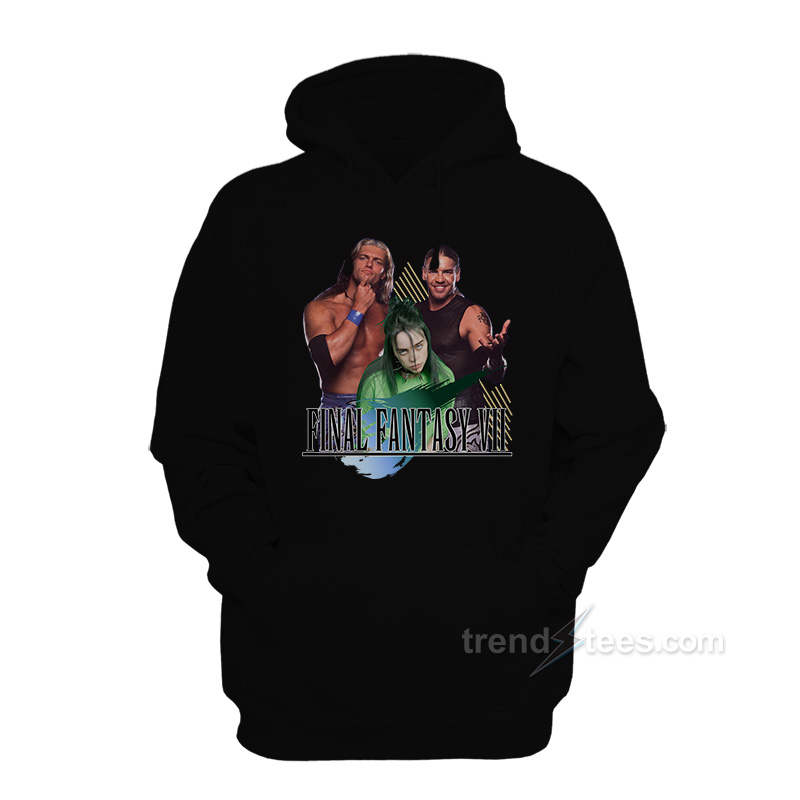 Final Fantasy VII Billie Eilish With Edge and Christian Hoodie