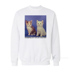Gaslighting Isn't Real You Crazy Bitch Sweatshirt