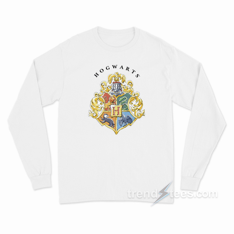 Hogwarts School Emblem Long Sleeve Shirt
