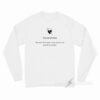 Social Phobia The View Front is Great Long Sleeve Shirt