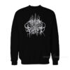 Taylor Swift Black Metal Band Logo Sweatshirt