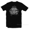 Taylor Swift Black Metal Band Logo T-Shirt