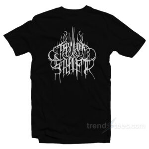 Taylor Swift Black Metal Band Logo T-Shirt