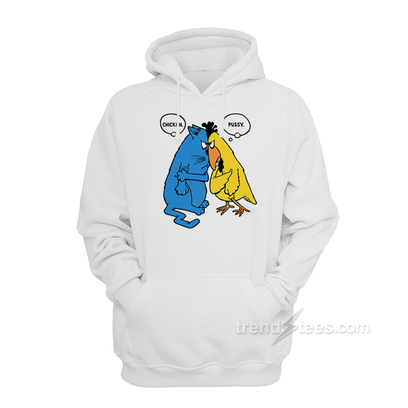 Vintage John Baynham Chicken Pussy Cartoon Hoodie