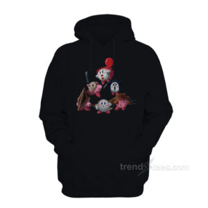 Kirby Horror Characters Movie Killers Hoodie