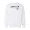 BTS Agust D World Tour Signature Sweatshirt
