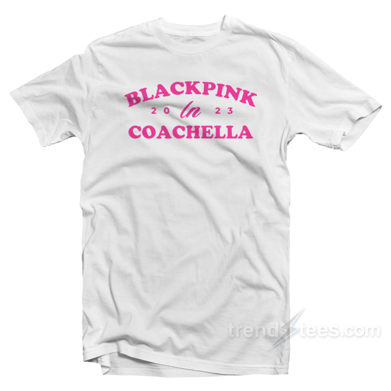 BLACKPINK Tシャツ　【コーチェラ公式】 BLACKPINK Tシャツ【コーチェラ公式】