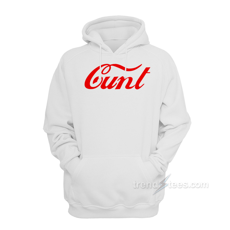 Cunt Coca-Cola Parody Logo Hoodie