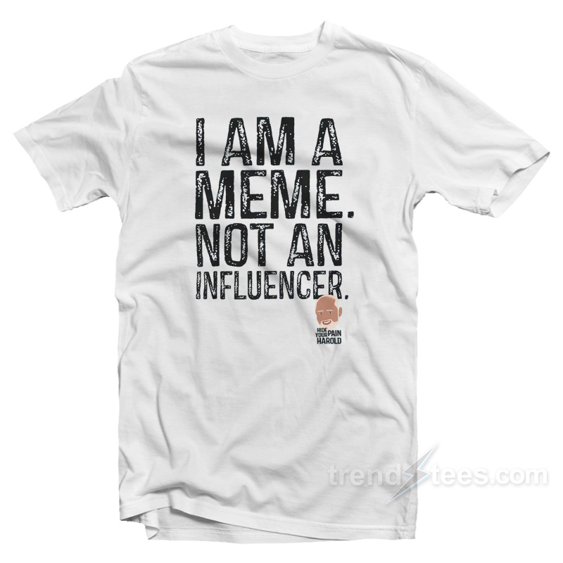 I Am A Meme Not And Influencer T-Shirt