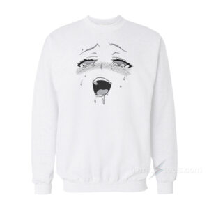 Manga Ahegao Face Anime Hentai Sweatshirt