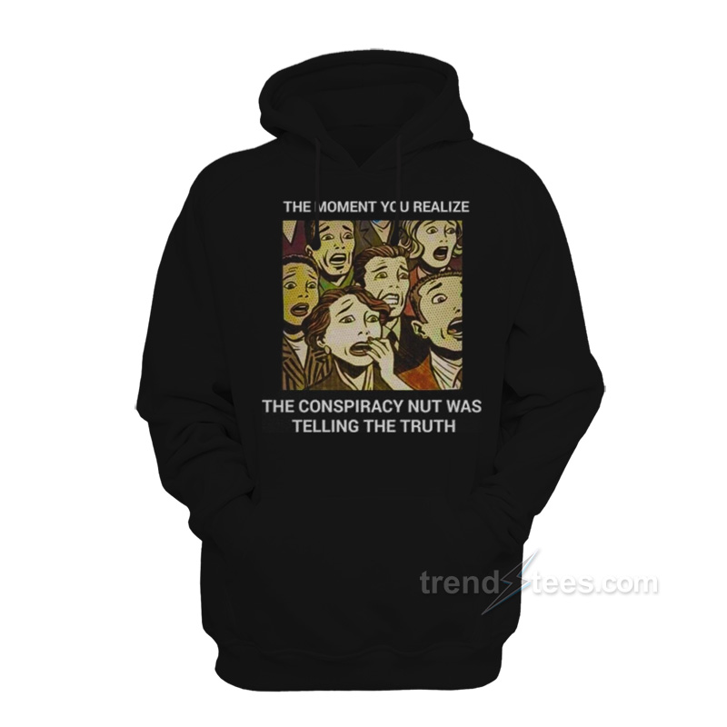 The Moment You Realize The Conspiracy Nut Was Telling The Truth Hoodie