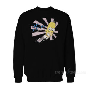 The Simpsons Mr Sparkle Japanese Detergent Novelty Homer Simpson Sweatshirt