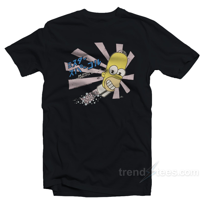 The Simpsons Mr Sparkle Japanese Detergent Novelty Homer Simpson T-Shirt