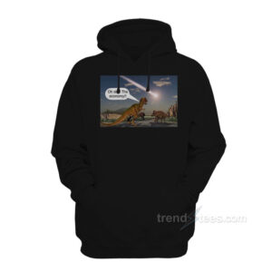 Dinosaur Oh Shit The Economy Hoodie