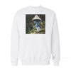Mushroom Smurf Cat Blue Meme Sweatshirt