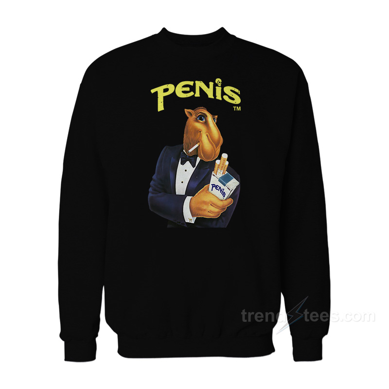 Joe Camel Cigarette Penis Meme Sweatshirt