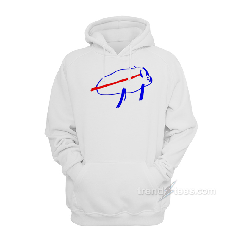 Josh Allen's Potato Drawing Buffalo Bills Hoodie