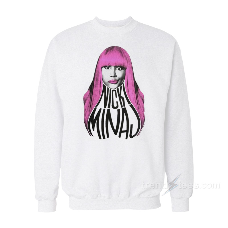Nicki Minaj Pink Hair Sweatshirt