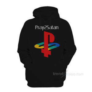 Pray2satan Playstation Logo Hoodie