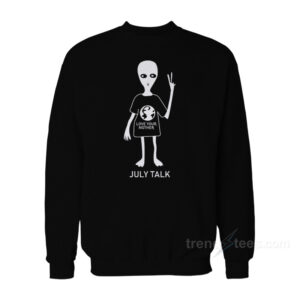 Puppy Love Grant Gustin Alien Love Your Mother July Talk Sweatshirt