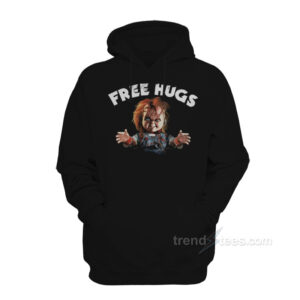 Chucky Free Hugs Childs Play Horror Movie Hoodie