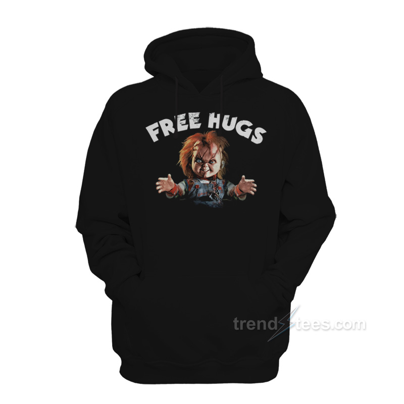 Chucky Free Hugs Childs Play Horror Movie Hoodie