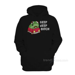 Frog Beep Beep Bitch Hoodie