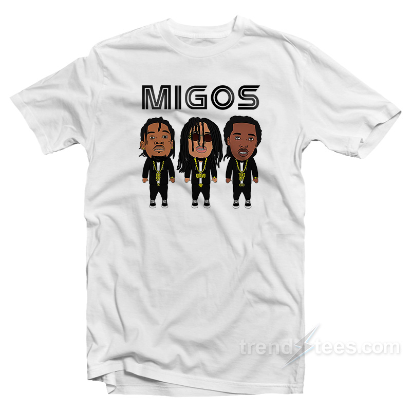 Migos Hip Hop Offset Quavo Takeoff T-Shirt