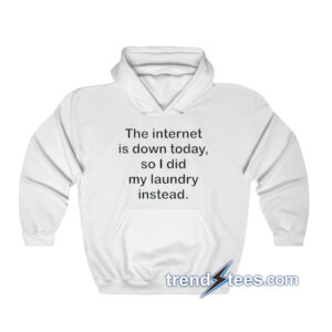 The-Internet-Down-Today-So-I-Did-My-Laundry-Instead-Hoodie